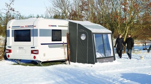 Isabella winter caravan porch - isabella,